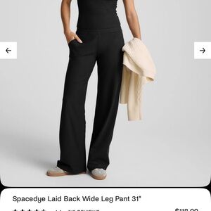 beyond  yoga L Wide Leg Pant - Black